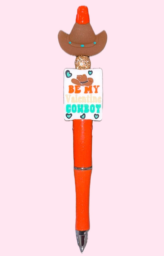 Be My Valentine Cowboy Pen